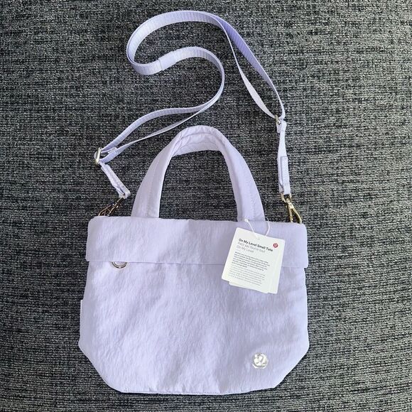 NWT Lululemon On My Level Crossbody Top Handle Tote Bag Micro 5L Lavender Frost - Picture 1 of 14